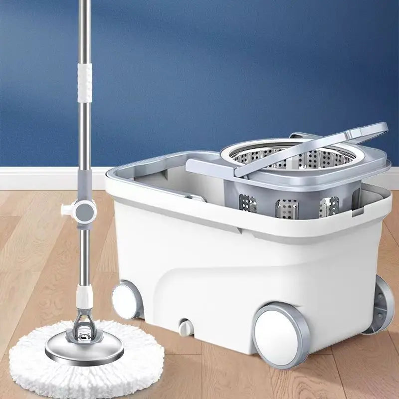AquaGlide Dual Drive Swivel Mop & Bucket Set